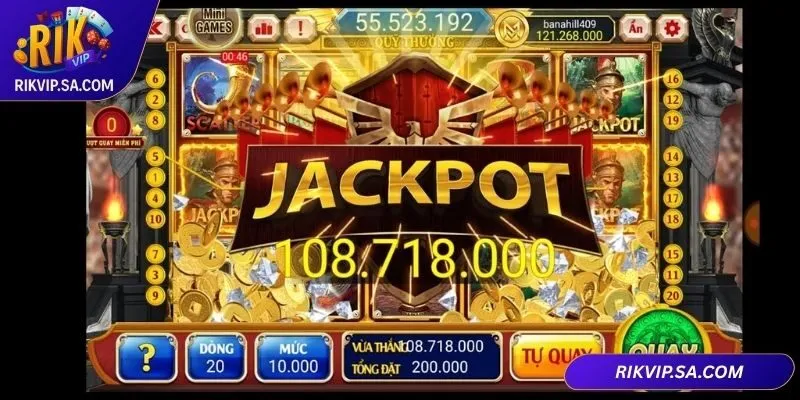 Chỉ một lần quay đúng lúc, bạn có thể giành giải jackpot cực khủng